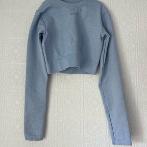 Blue GUESS workout set with shorts